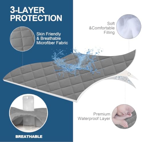 Moonsea Full Mattress Protector, Waterproof Mattress Cover - Image 5