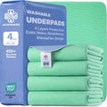 Accompagner Incontinence Bed Pads Washable Waterproof, Ultra-Absorbent Reusable by Accompagner