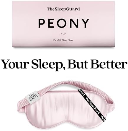 TheSleepGuard Pure Silk Sleep Mask Light Blocking Travel Essentials. Eye Masks - Image 6