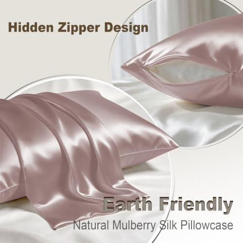 LYSHIN Silk Pillow Cases 2 Pack King Size - Image 2