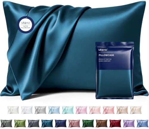 MR&HM Satin Pillowcase 2 Pack, King Size 20"x36" by MRHM