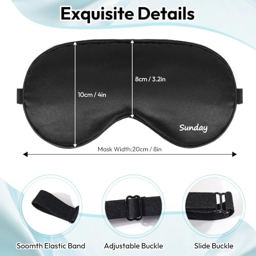 7-Day Sleep Mask Set, Soft Eye Masks - Image 4