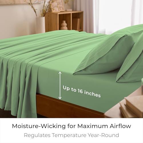 Mellanni Iconic 4-Piece, Ultra Soft Sheet Set - Image 4