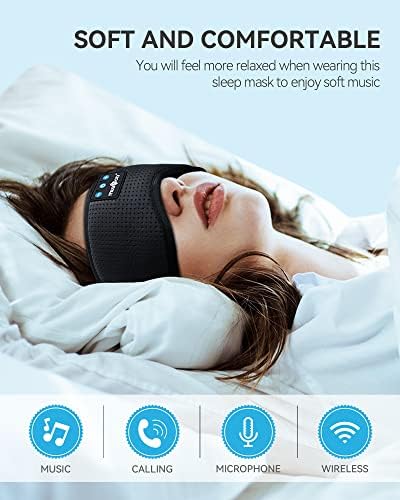 MUSICOZY Sleep Headphones Bluetooth 5.4 Sleep Mask - Image 2