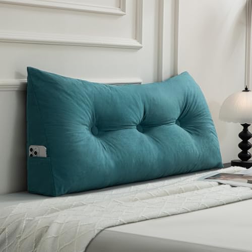 Gnostik Triangular Headboard Wedge Pillow, 39.4"x15.7"x7.5" Bed Wedge Pillow by Unknown