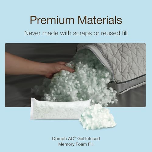 Coop Home Goods Extra Oomph AC Fill, Gel-Infused Memory Foam & Poly Fill - Image 3