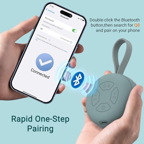 Portable Baby Sound Machine 15 Hours Battery Life, Clips on Baby Stroller.Slate - Image 4