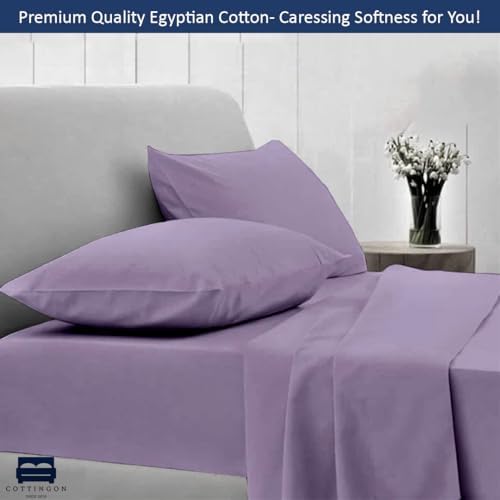 Cottingon 4 Piece RV King Sheets Fits 15" Deep, Egyptian Cotton - Image 3