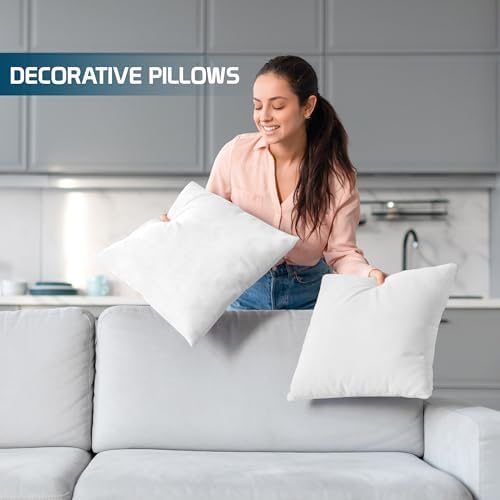 Utopia Bedding Throw Pillows, Decorative 24x24 Pillow Inserts - Image 3