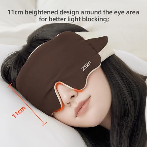 Coffee Sheep Sleep Mask Soft Comfortable Blackout Sleeping Eye Mask - Image 6