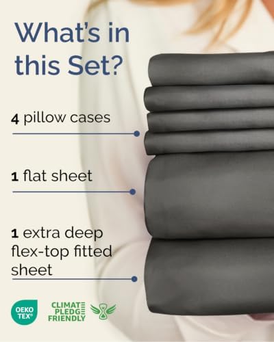 Extra Deep Flex Top Split Head King Sheet Set - Image 2