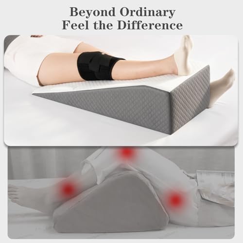 Hapiclody Leg Elevation Pillow for After Surgery – Knee Surgery Recovery Leg - Image 5