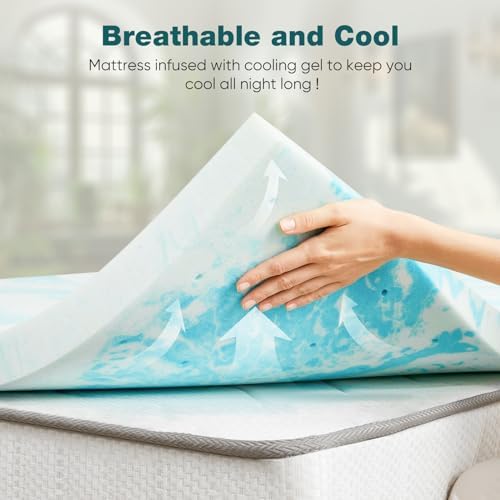 Sweetcrispy Mattress Topper King, Memory Foam, 4 Inch Cooling Pad - Image 6
