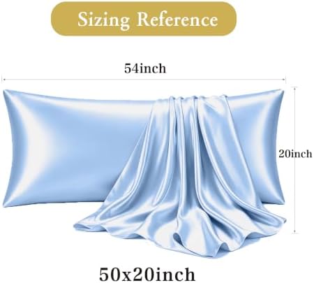 Silk Body Pillow Cover with Hidden Zipper, Mulberry Silk Body Pillow Cases - Image 2