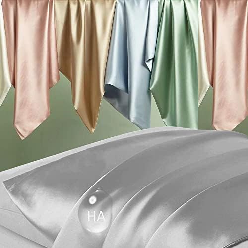 Silk Pillowcase for Hair and Skin, Mulberry Silk Pillow Cases Standard Size - Image 2