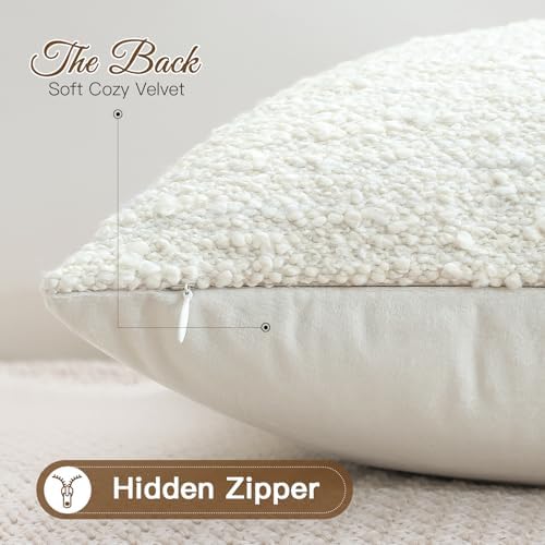 Artscope Throw Pillow Cover 22x22 Super Thick Body Pillow Cover Decorative - Image 4