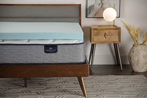 Serta ThermaGel Cooling, Pressure-Relieving Memory Foam Mattress Topper - Image 5