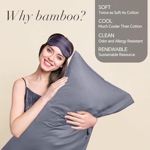 BEDELITE King Pillow Cases Set of 2, Rayon Derived from Bamboo - Image 2