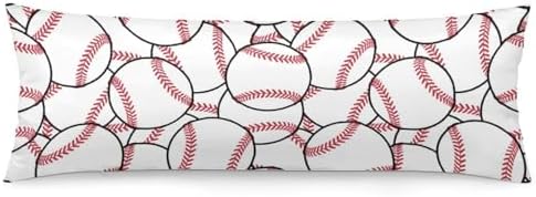 Baseball Body Pillow Pillowcase Classic Baseball Sports Long Body Pillow Cover by Unknown