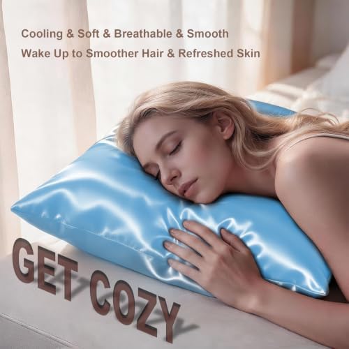 LYSHIN Silk Pillow Cases 2 Pack King Size - Image 5
