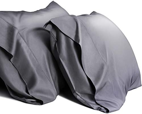 WishSmile Cooling King Pillowcases Set of 2 Breathable Cool Silky Soft Rayon by WishSmile