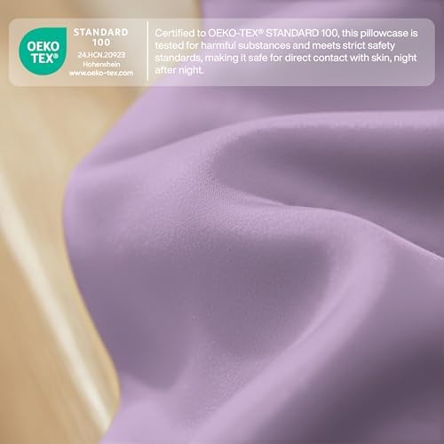 QUEENSBAY King Pillow Cases Set of 2, Envelope Closure, Easy Care, Comfortable - Image 4
