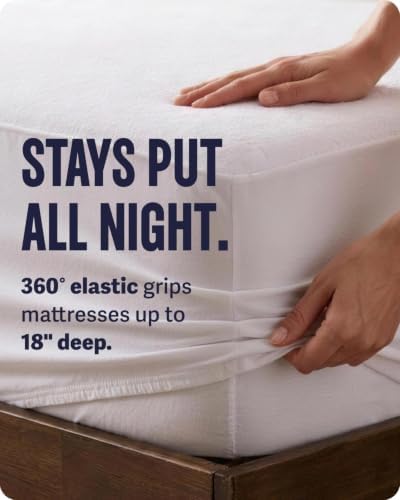 SafeRest Waterproof Queen Size Mattress Protector - Image 5