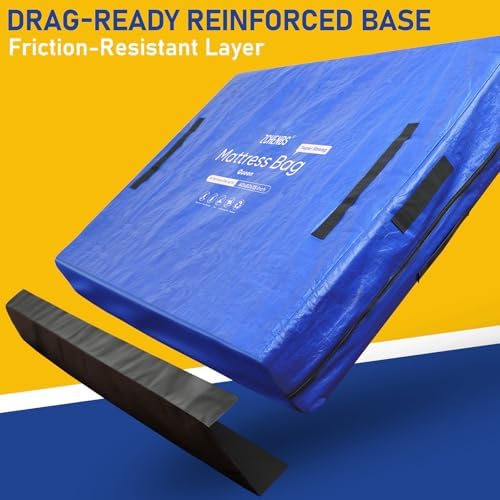 Mattress Bags for Moving, Queen Mattress Storage Bag - Image 3
