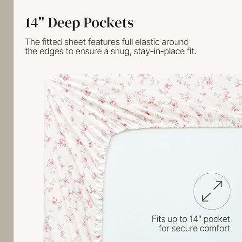 Modern Threads 4-Piece Ultra Soft Microfiber Bed Sheets Set, Wrinkle Free Sheets - Image 6