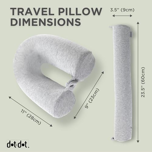 Dot&Dot Twist Memory Foam Kids Travel Pillow - Image 5