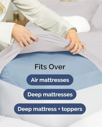 CGK Linens 2 Pack Extra Deep Twin Fitted Sheets - Image 7