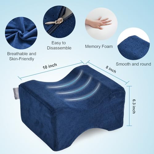 Knee Pillow Case 10" x 8" x 6.3", Replacement Leg Pillow Case, Knee Pillow Cover - Image 2