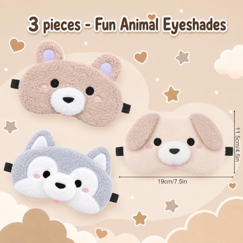 ElevateTech 3 Pcs Sleep Mask for Kids Sleeping Eye Cover Blindfold Cover - Image 2