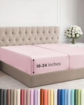 CGK Linens Extra Deep Split King Fitted Sheet Only by CGKUnlimited
