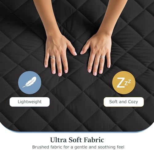 LUX Décor Cal King Mattress Pad - Image 4