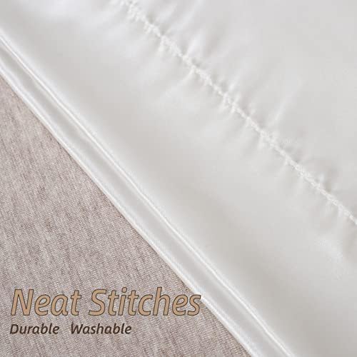 Satin Pillowcases Set of 2, Standard Size Cooling Pillow Cases - Image 6