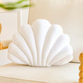 Lfsaaj White Seashell Throw Pillows, Shell Shaped Throw Pillows, 13 Inch Soft by Lfsaaj