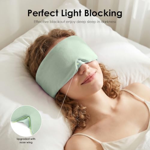 MORLIDEN Sleep Mask for Women Men, Light Blocking Eye Mask - Image 3