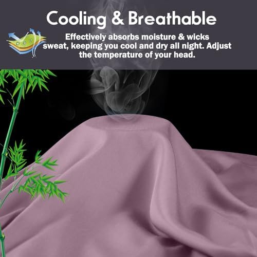 Pillowcases Standard Size 2 Pack, Cooling Viscose Pillow Cases - Image 3