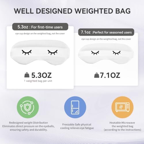 Lyocell Weighted Sleep Eye Mask - Image 4