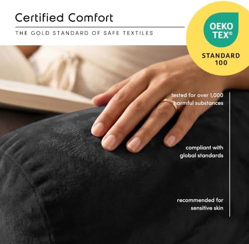 Nestl Reading Pillow for Bed, Back Pillow for Sitting Up in Bed - Image 5