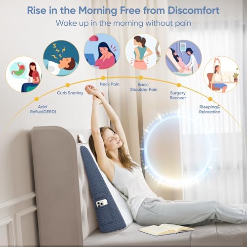 Welzona Wedge Pillow for Sleep Apnea, 7.5inch Bed Wedge - Image 4