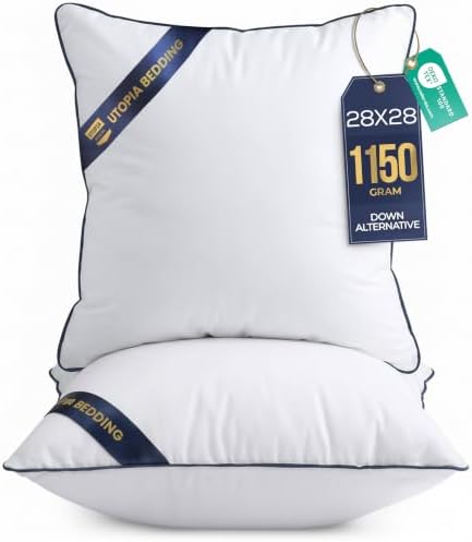 Utopia Bedding 28x28 Throw Pillow Inserts, Decorative Pillows by UTOPIABEDDING