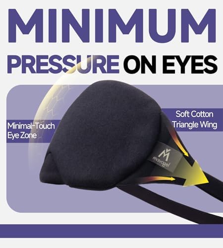 Mavogel Cotton Sleep Eye Mask, Light Blocking - Image 5
