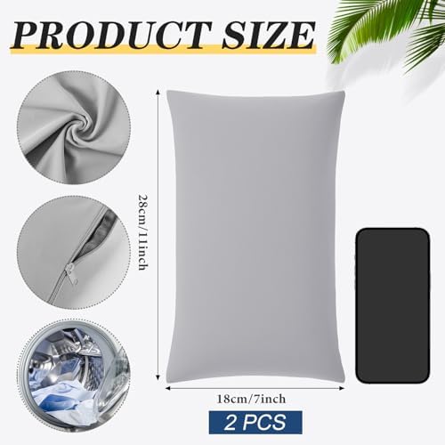 Hahafelt 2 Pack 7"x11" Cooling Small Pillowcase - Image 2