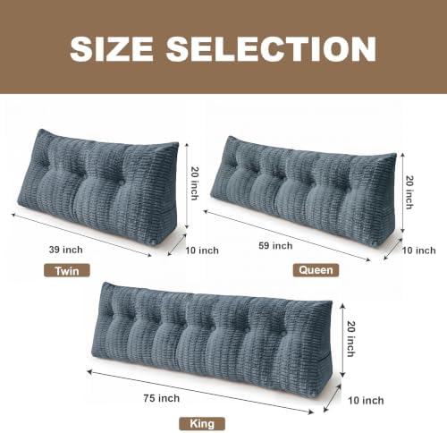 Headboard Pillow Queen, Wedge Pillow - Image 5