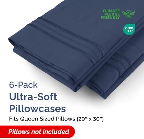 Queen Pillow Cases Set of 6 - Image 2