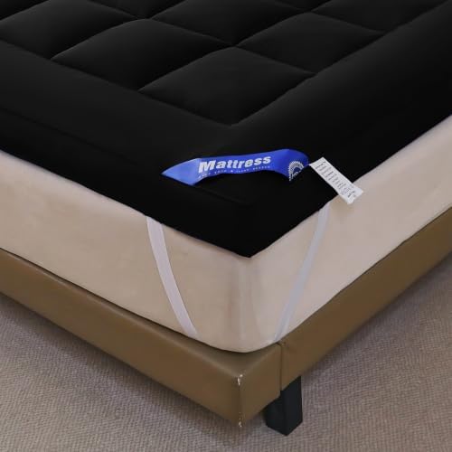 Shatex 2.5 inch Mattress Topper Queen, Extra Thick Fitted Bed Topper - Image 5