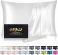 Silk Pillowcase for Hair and Skin, Mulberry Silk Pillow Cases Queen Size by HOME