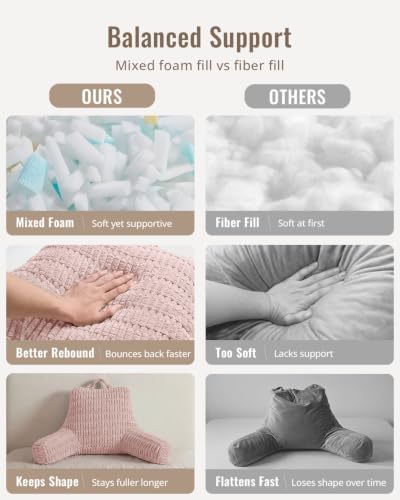 Blissful Diary Reading Pillow, Large Backrest Pillow - Image 4